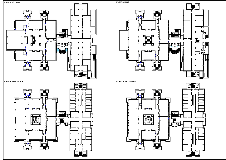 Structure Details of Government Museum Design dwg file