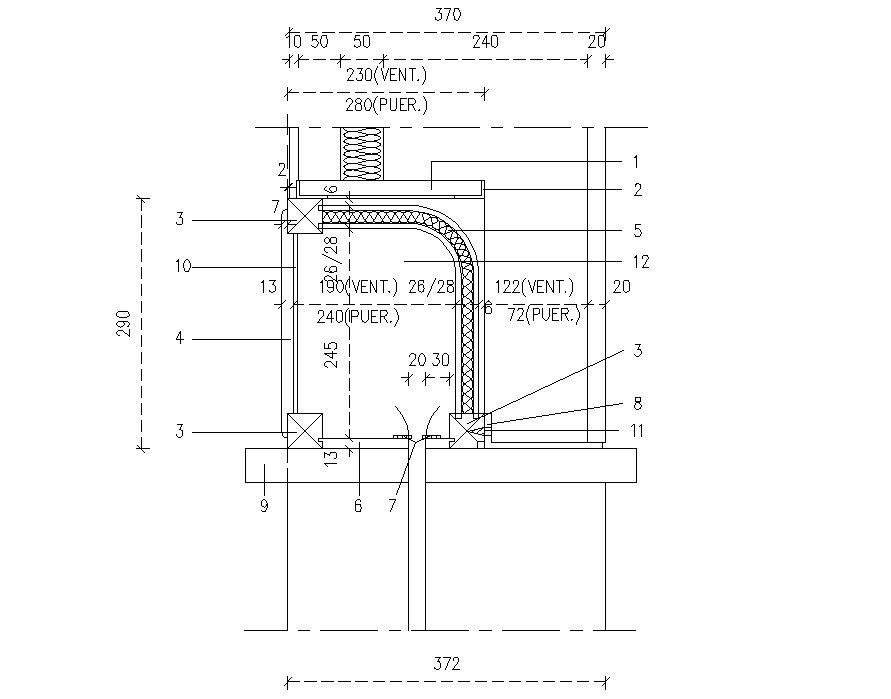 Structure Section CAD Blocks Download