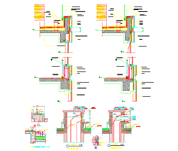 Structure Section Column & Bar Detail