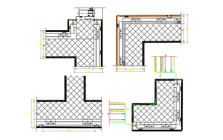 Structure Section Design CAD Drawing Free Download