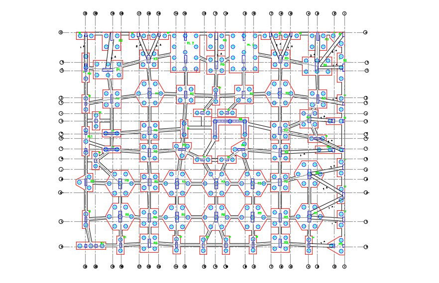 Structure Unit Part Design AutoCAD Drawing Plan 