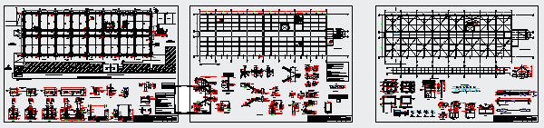 Structure design drawing of hospital project design drawing