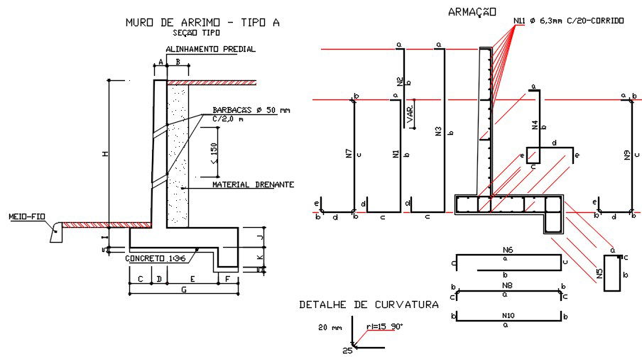 Structure Detail CAD Drawings