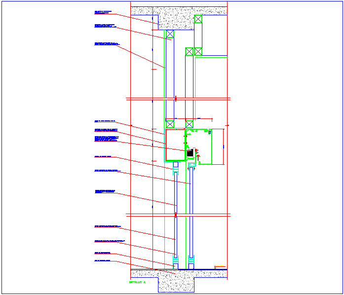 Structure detail of automatic door