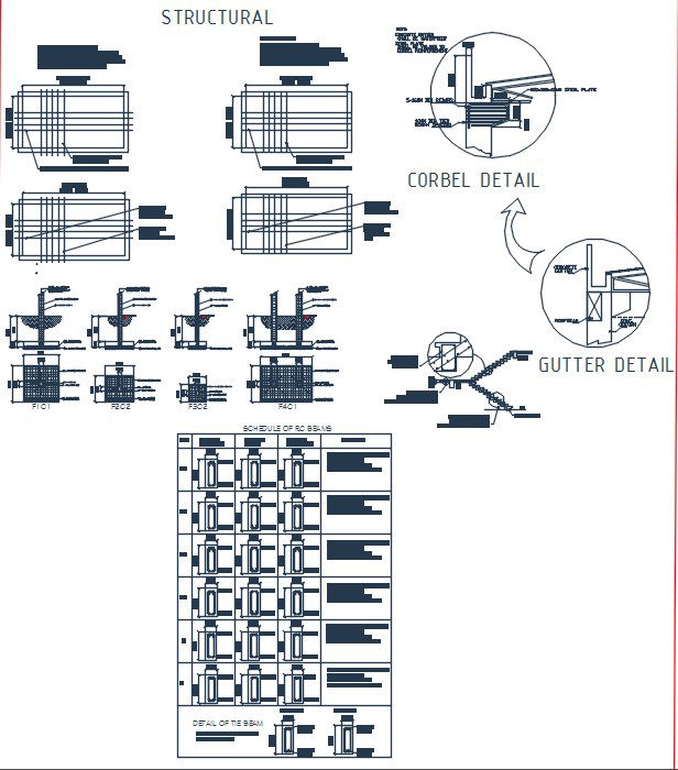 Structure detail office building.