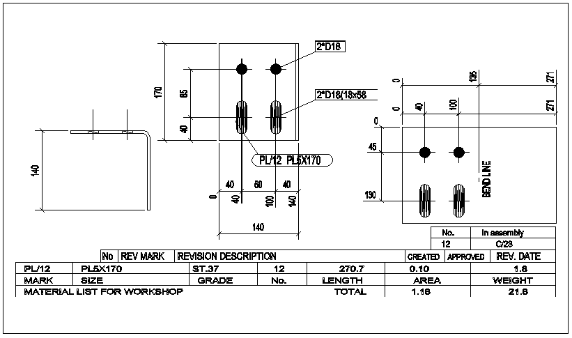 Structure detail section plan detail dwg file