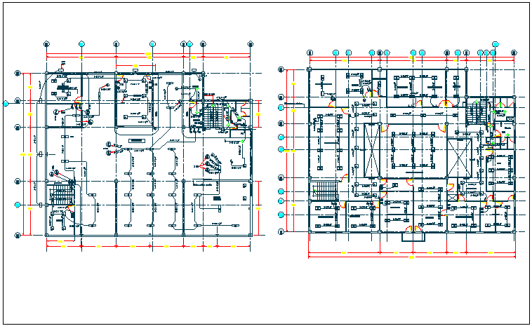 Structure detail view dwg file