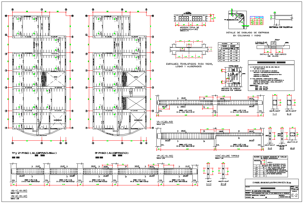 Structure detail view dwg file