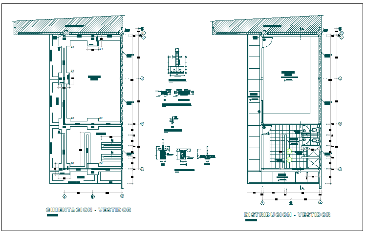 Structure detail view dwg file