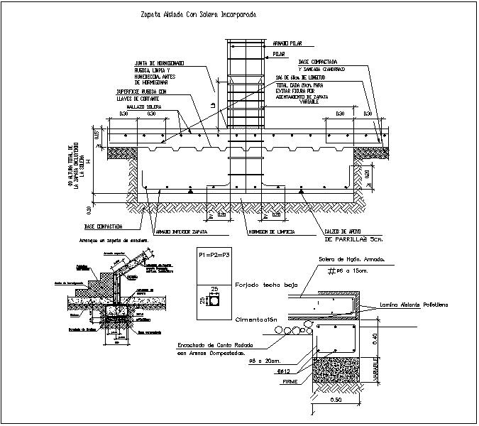 Structure detail view dwg file