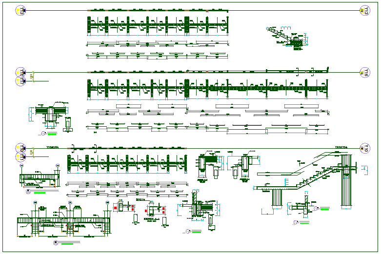 Structure detail view dwg file