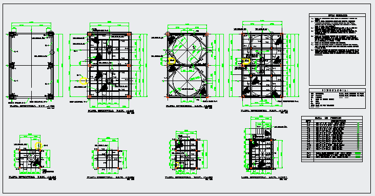 Structure drawing design of Tower for trash design