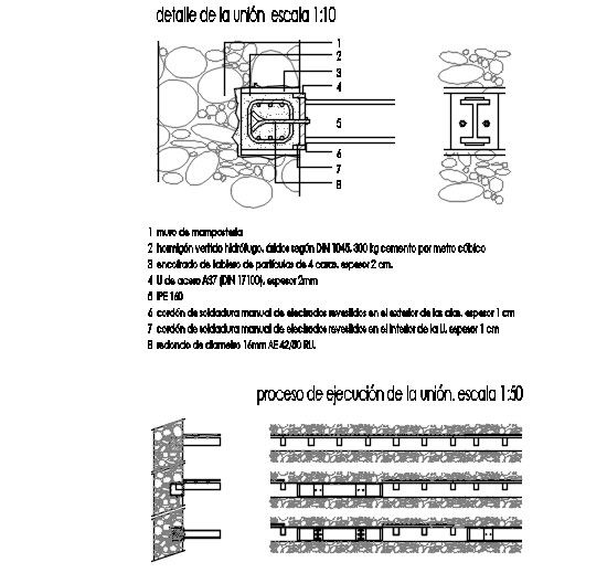 Structure masonry wall