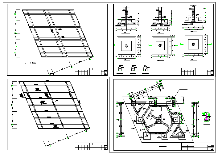 Structure section Detail in autocad file