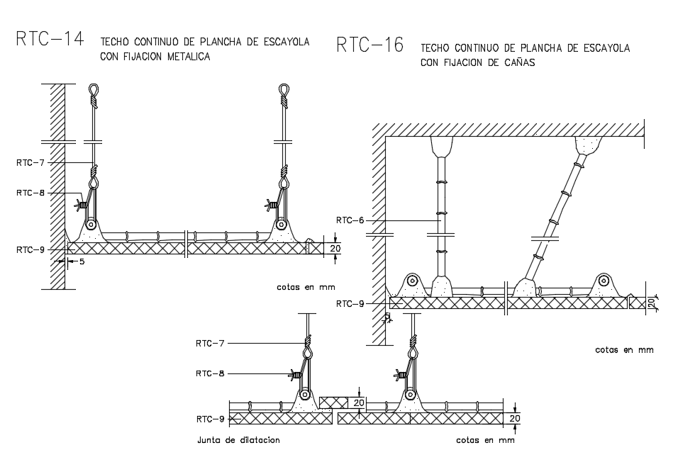 Structure view with elevation of different types of roof dwg file