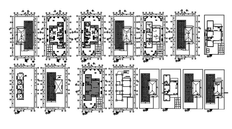 Structure and floor plan of residential house ground floor plan.