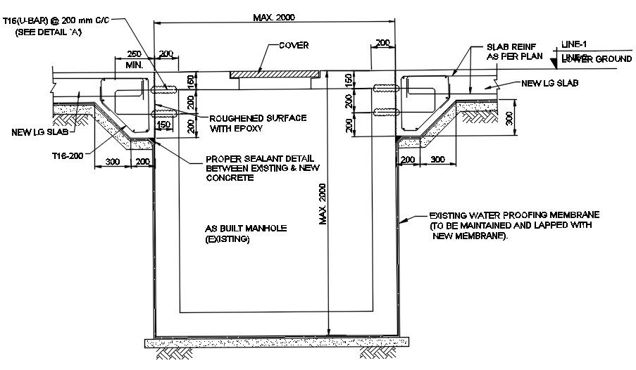 Structure details provided in this autocad drawing file. Download this 2d autocad drawing file.