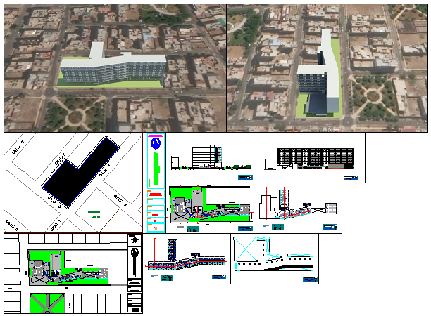 Student residence design drawing