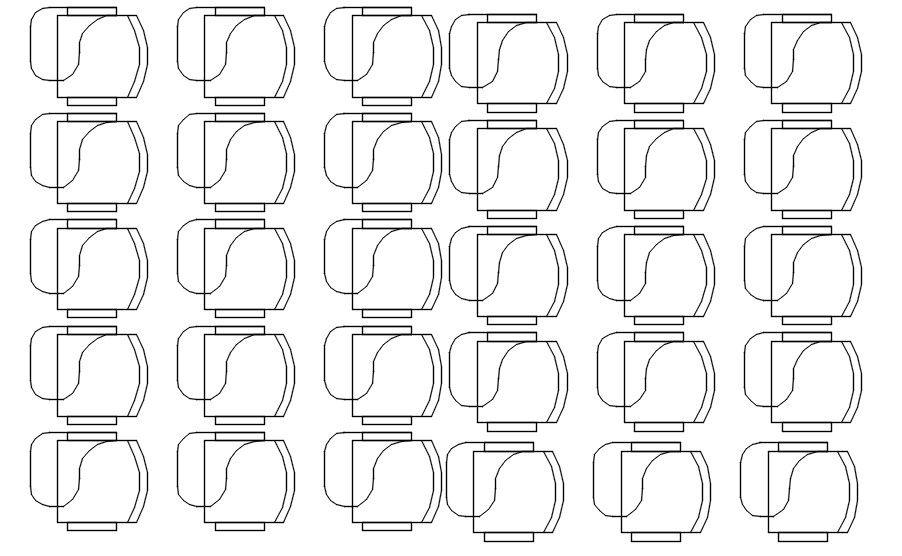 Study chair CAD blocks in AutoCAD 2D drawing, dwg file, CAD file