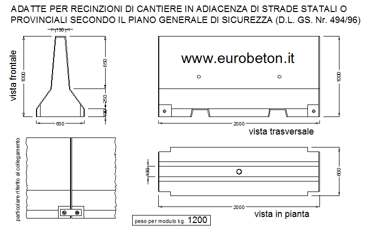 Suitable for fencing of yards in adjacent of state roads details dwg file