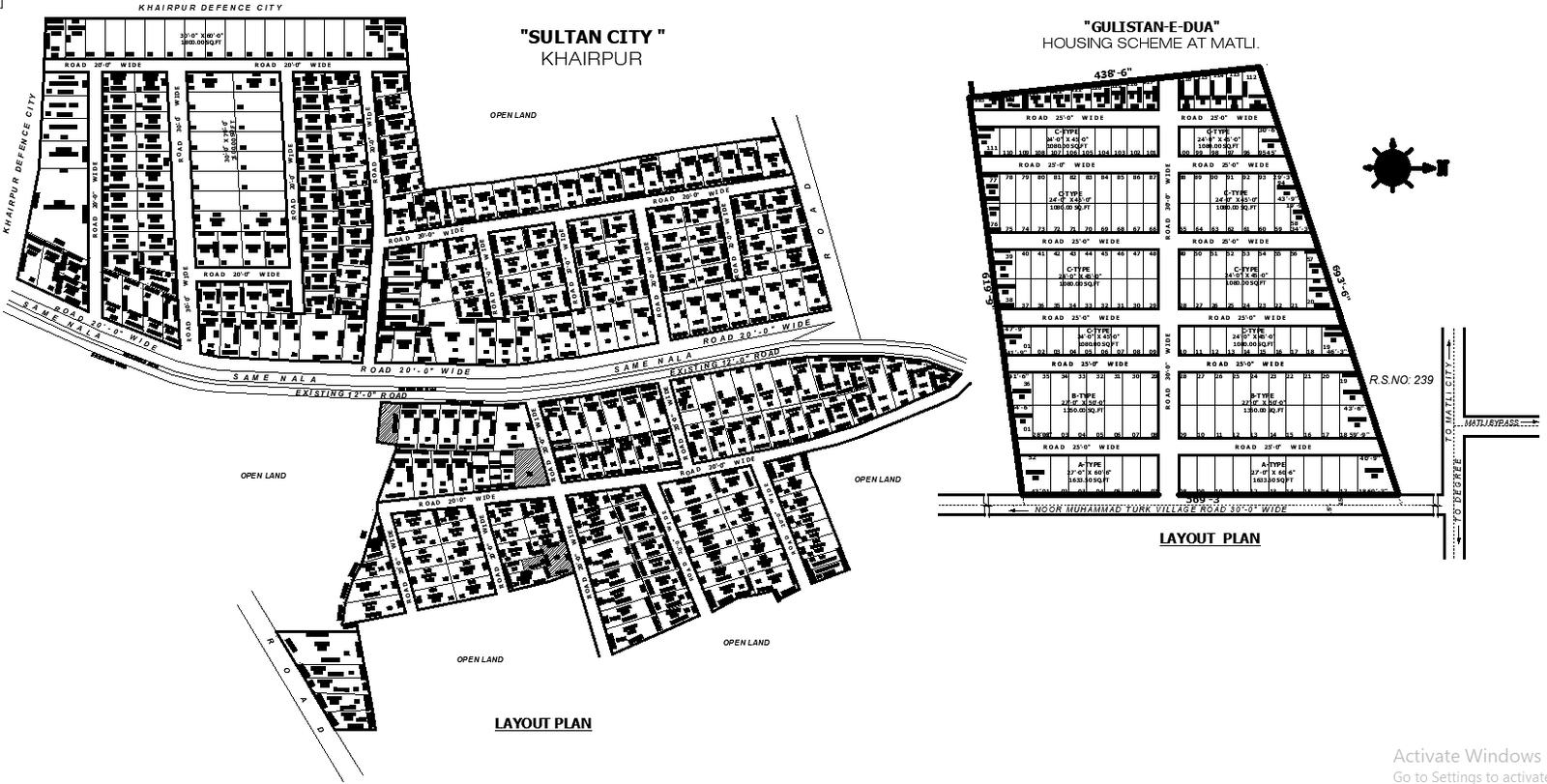 Sultan City Residential Housing Scheme Layouts DWG | Cadbull