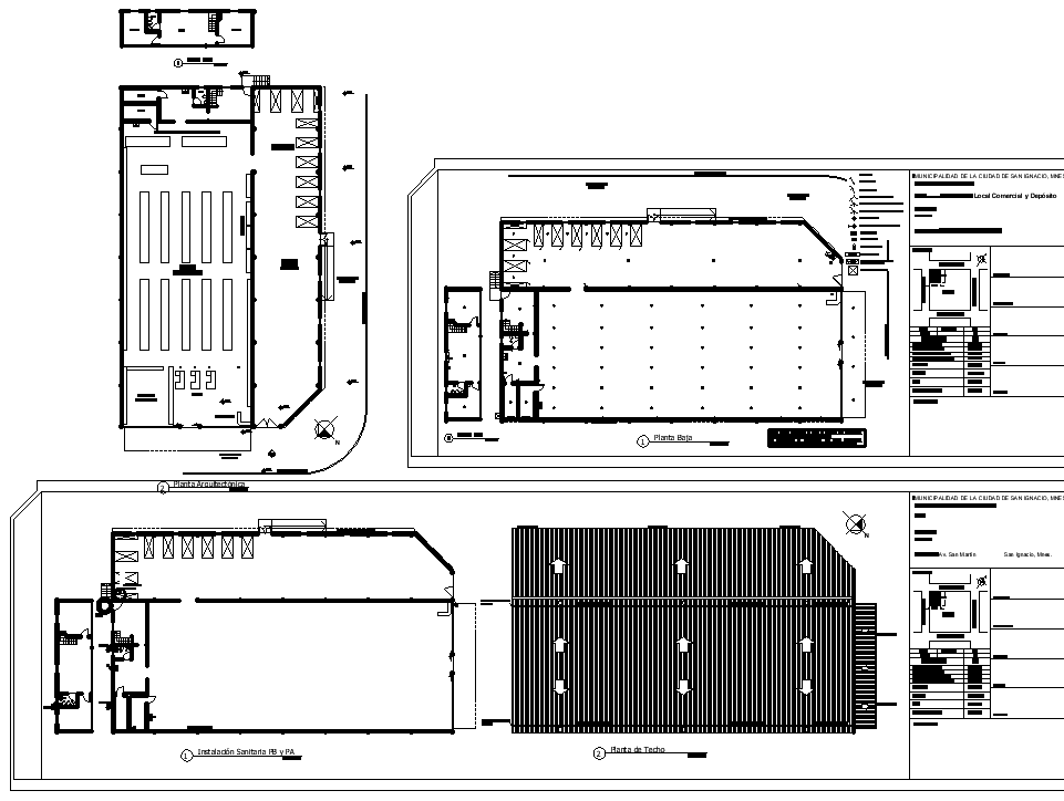Super market plan and elevation layout file