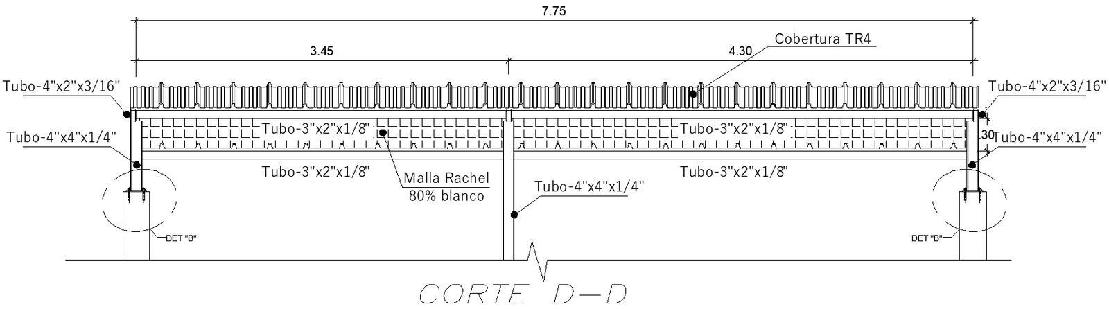 Surrounding wall Column and tile detail DWG AutoCAD file
