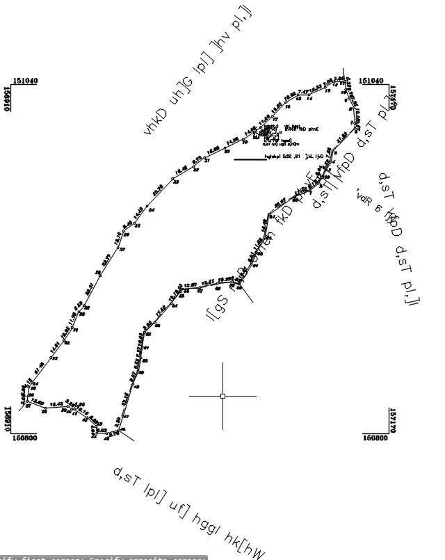 Survey detail design in AutoCAD 2D drawing, CAD file, dwg file