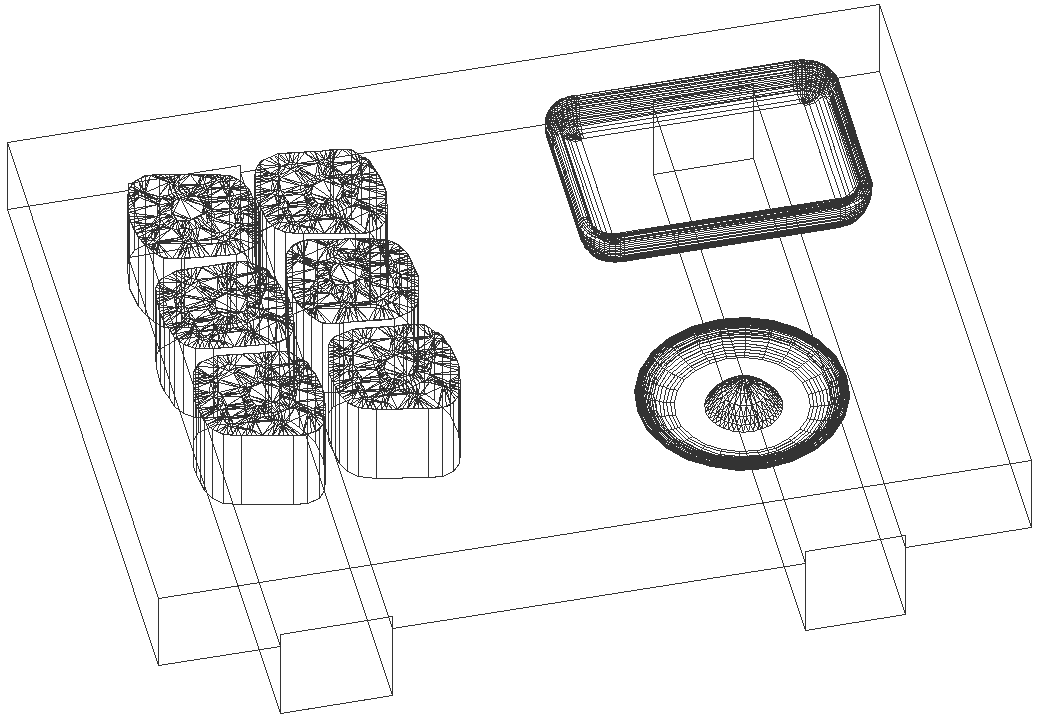 Sushi design with plating details dxf autocad drawing .