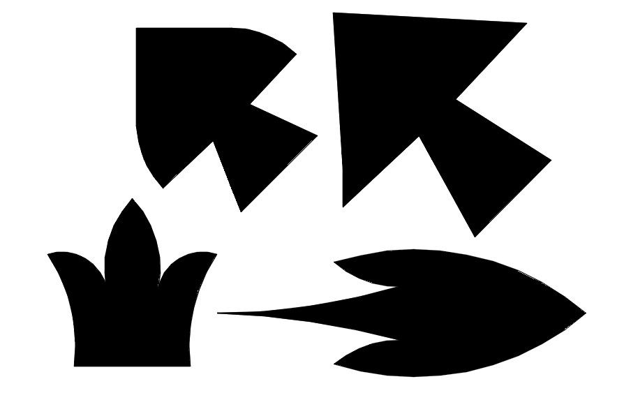 Symbols pattern cad blocks in AutoCAD, dwg file.