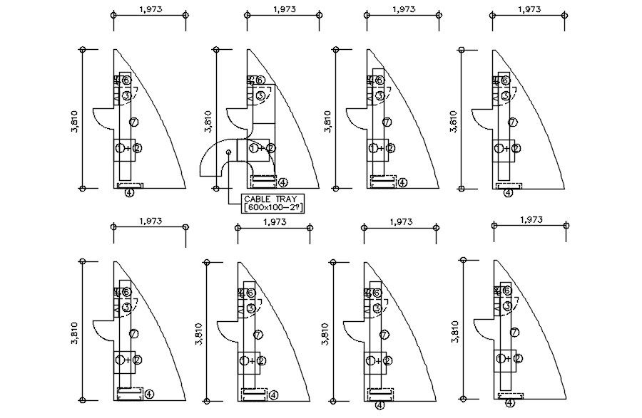 TPS layout plan in detail AutoCAD drawing, dwg file, CAD file