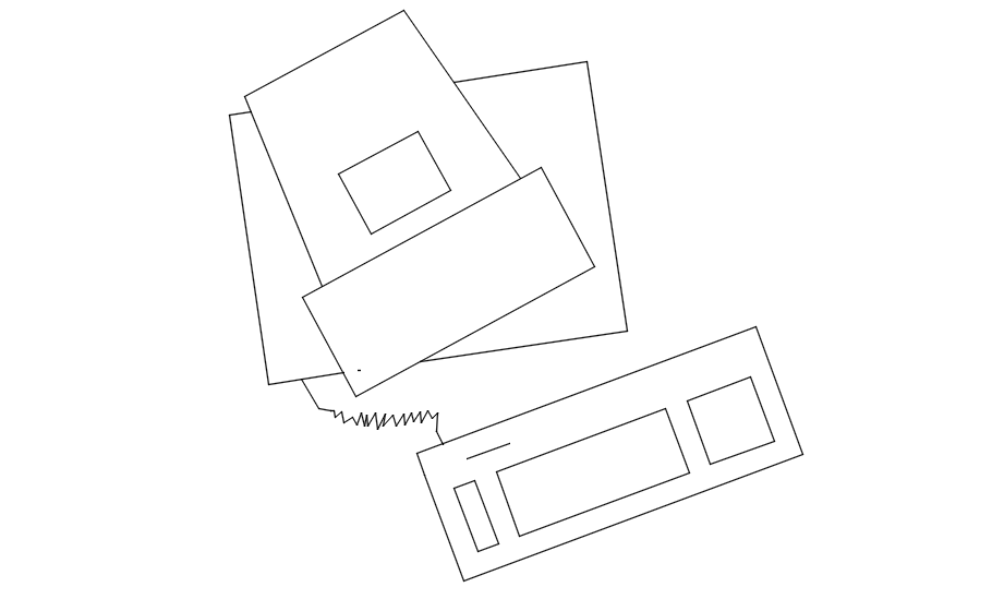 Modern TV Unit CAD Block in AutoCAD DWG for Interior Plans