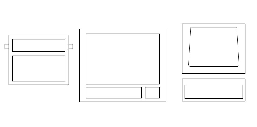 TV unit design in detail AutoCAD drawing, dwg file, CAD file