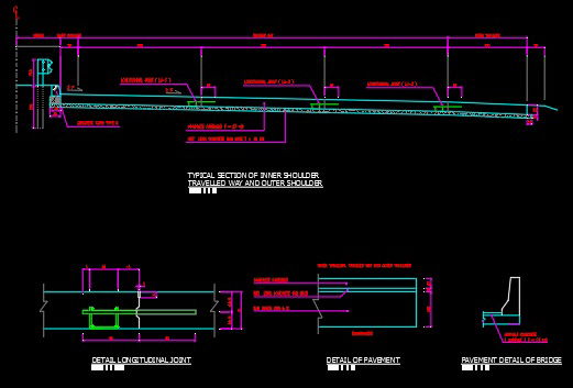 TYPICAL SECTION OF INNER SHOULDER