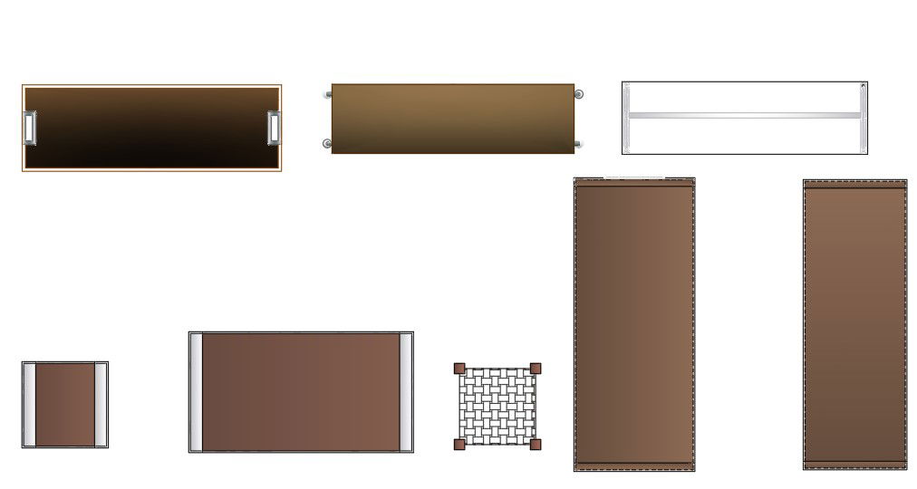 Furniture Table CAD Blocks in AutoCAD DWG Drawing Format