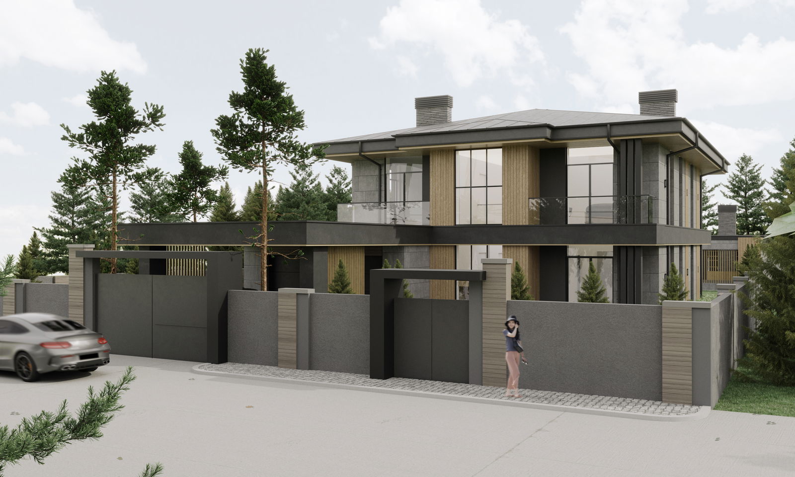 2 Storey Tatyana Residential House planning Project in Russia