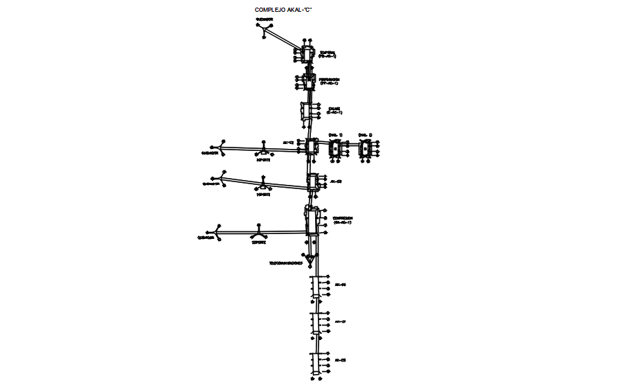 Telecommunication tower design in detail AutoCAD drawing, dwg file, CAD file