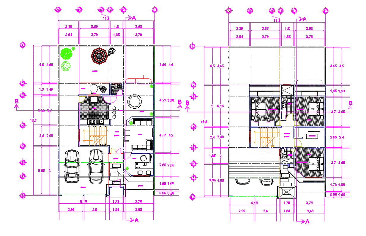 Tenament Cad Plan