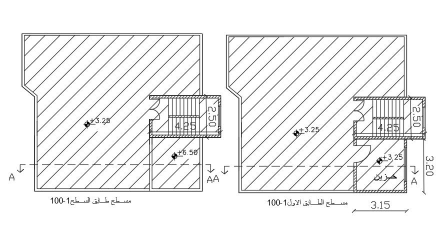 Terrace Plan Layout Of Building CAD File