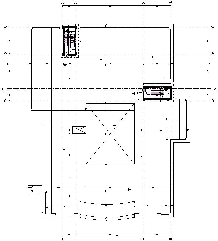 Terrace floor Framing layout of a university