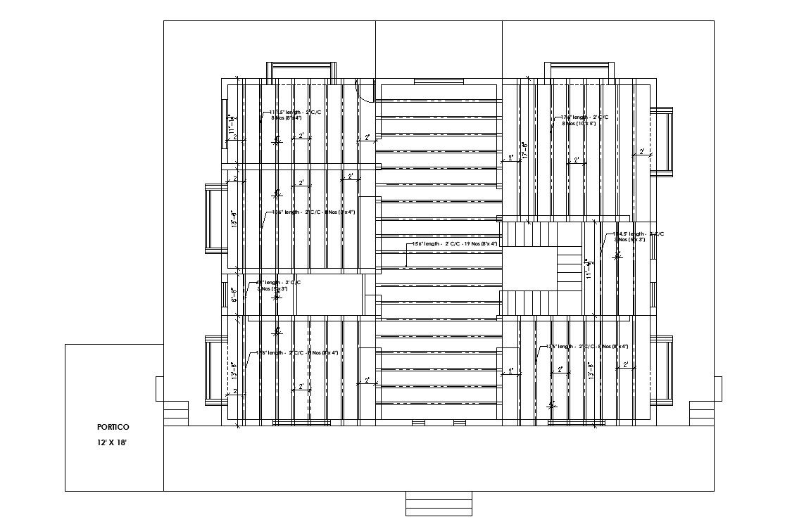 Terrace plan detail specified in this Auto-CAD drawing file. Download this 2d Auto-CAD drawing file.
