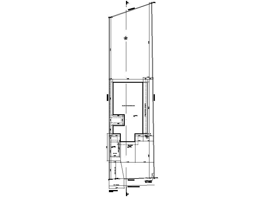 Terrace plan with details.