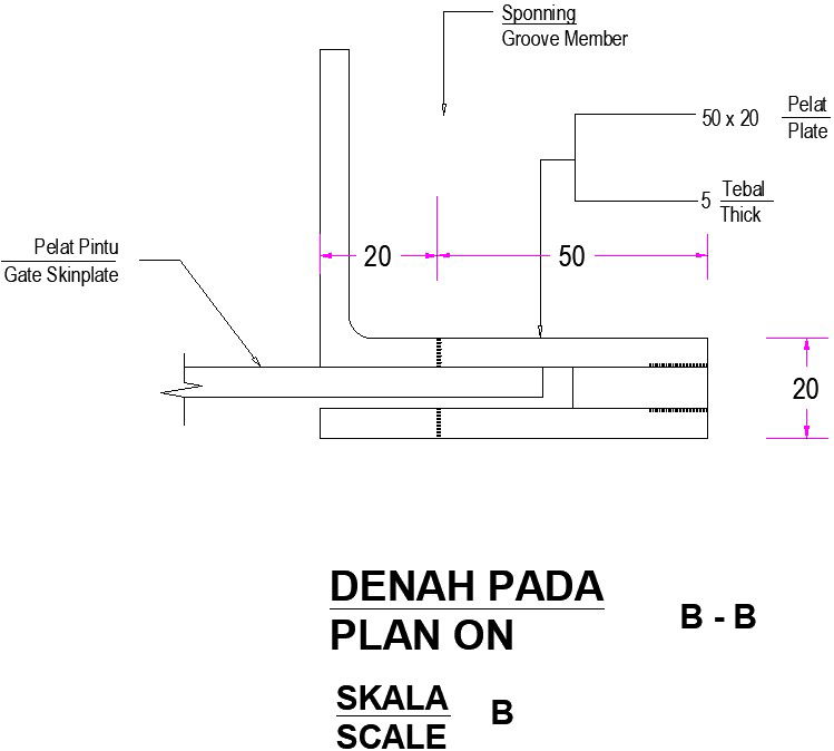 Territory gate plan cad drawing is given in this file