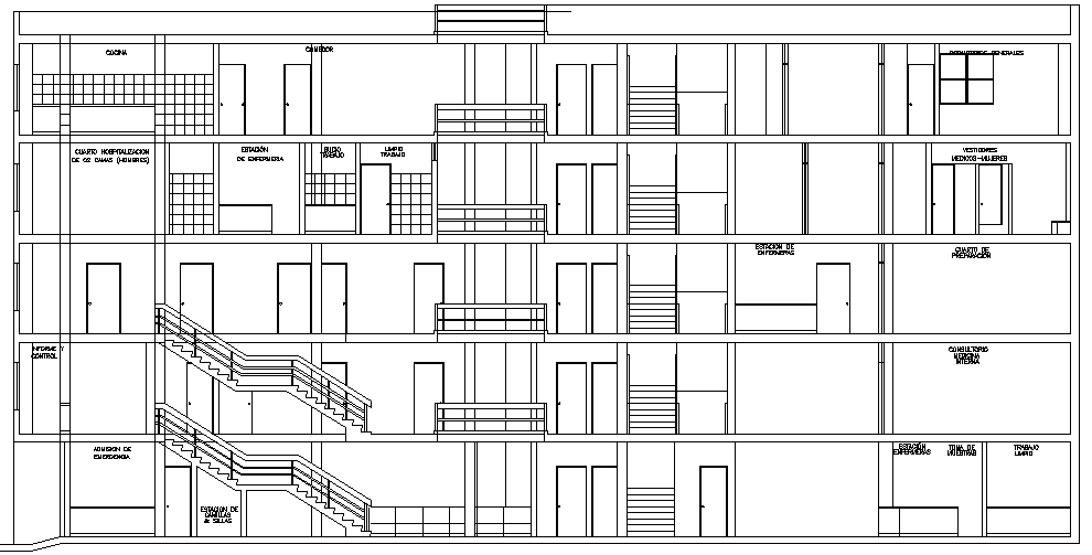 The Architecture Design of Clinic Elevation dwg file.