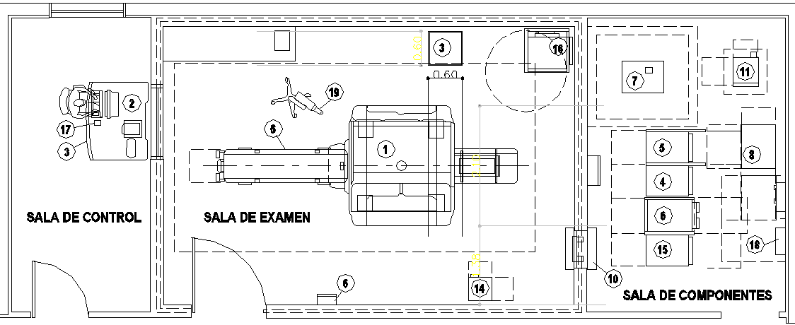 The Architecture Layout of Car Wash of Carriage dwg file