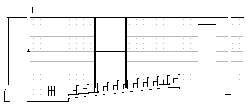 The Architecture Layout of Church Elevation dwg file