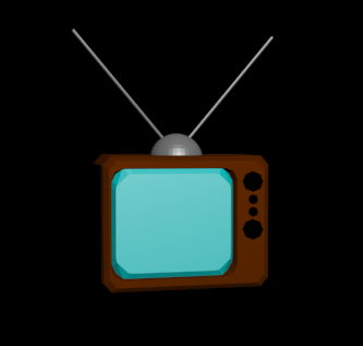 The vintage tv model