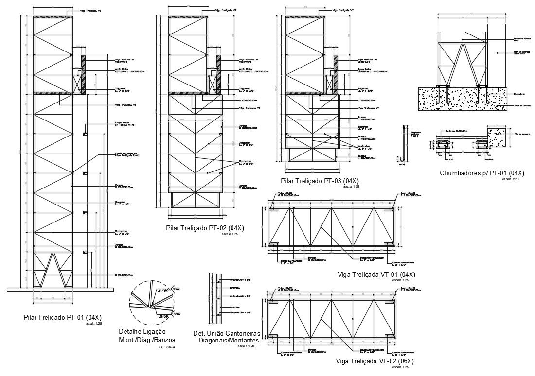 The 2D AutoCAD DWG Drawing of the urban terminal metallic structure project plan drawing details is given. Download the AutoCAD 2D DWG file.