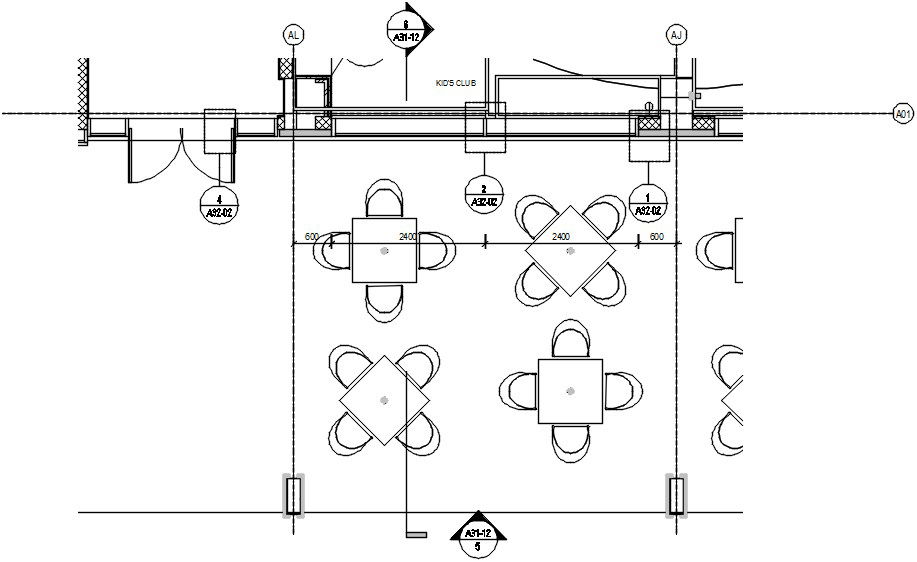 The AutoCAD DWG drawing file shows furniture layout plan.Downloaad this 2d autocad drawing file.