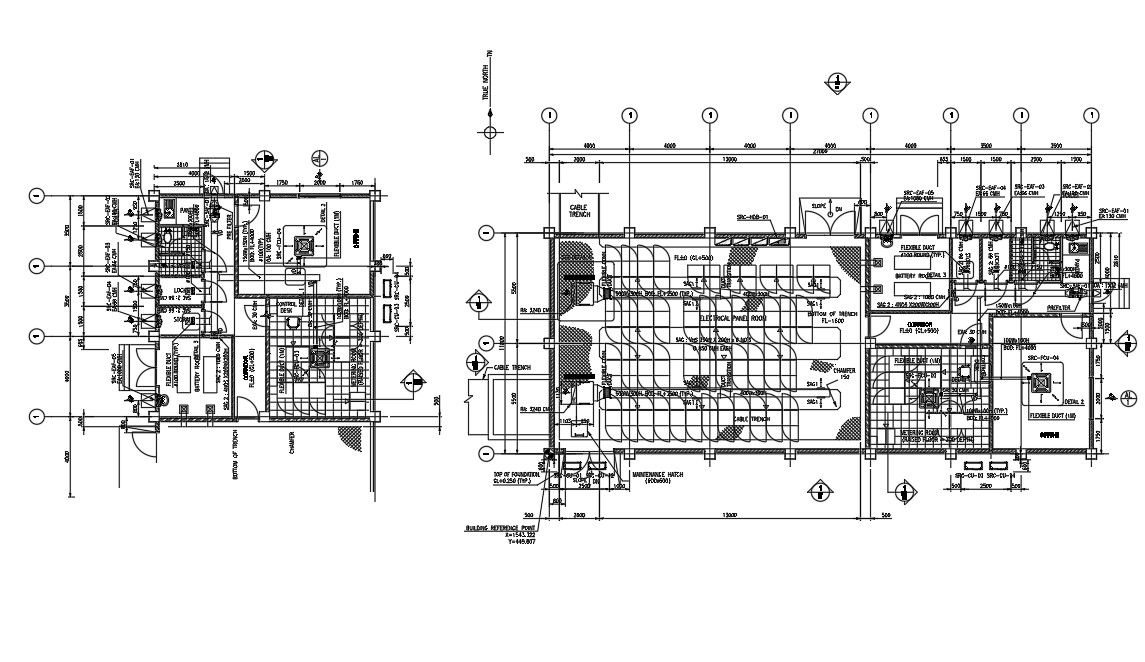 The AutoCAD DWG drawing of an Electrical Panel room. Download the AutoCAD 2D DWG file.
